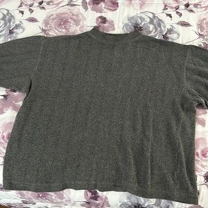 Gray long sleeve sweater